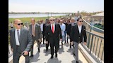 محافظ بني سويف يتفقد الممشى السياحي