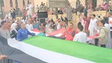 كورنيش النيل بالمنيا يتحول لساحة دعم لفلسطين خلال صلاة العيد (7)