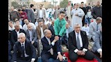محافظ المنيا يؤدي صلاة عيد الفطر بساحة مدرسة الفريق صفى الدين أبوشناف (12)