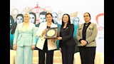 رئيسة القومي للمرأة تشارك في تكريم نجوم وصناع مسلسل لام شمسية بوزارة التضامن (19)