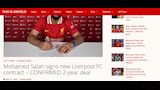 تجديد تعاقد محمد صلاح