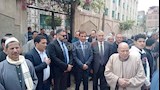 رئيس جامعة الأزهر يتقدم جنازة والده في كفر الشيخ (4)