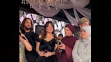 بوسي ونرمين الفقي وهاني البحيري في حفل زفاف (1)