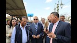 محافظ المنيا يتفقد مواقف سيارات الأجرة 