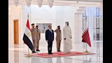 أمير قطر يستقبل السيسي في الديوان الأميري بالدوحة (3)