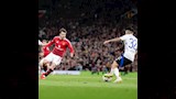 خلال مباراة مانشستر يونايتد و ليون 