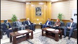 رئيس جامعة المنيا يستقبل وفد هيئة الاعتماد والرقابة الصحية (2)
