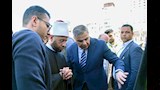 وزير الأوقاف ومحافظ الإسكندرية يتفقدان أعمال تطوير مسجد أبي العباس (10)