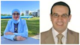 الدكتور تامر محمد والدكتورة شيماء أبو زيد