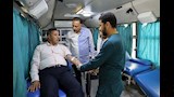 محافظ المنيا يطلق حملة للتبرع بالدم (9)