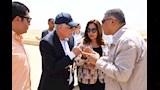 مستشارا الرئيس يتفقدان التشغيل التجريبي لتطوير المنطقة الأثرية بالأهرامات