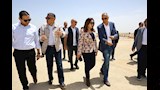 مستشارا الرئيس يتفقدان التشغيل التجريبي لتطوير المنطقة الأثرية بالأهرامات