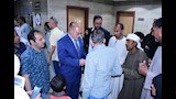رئيس جامعة سوهاج يتفقد مستشفى الاستقبال والطوارئ