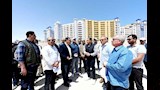 وزير الإسكان يتفقد طريق الازدواج وإنشاء سور الشانزلزيه بمركز مارينا العلمين السياحي (5)