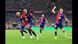 كابشن احتفال كوندي لاعب برشلونة
