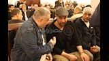 محمد إمام ومحمود عبد المغني في عزاء زوجة نضال الشافعي (2)