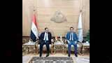  رئيس جامعة بنها يستقبل وزير التجارة العراقي (2)