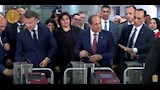 زيارة السيسي وماكرون لمترو الأنفاق