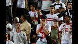 حزن وانهيار جمهور الزمالك بعد وداع الكونفدرالية (5)