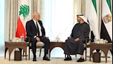 الرئيس الإماراتي يستقبل الرئيس اللبناني 