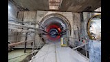 صور من داخل أنفاق الخط الرابع للمترو