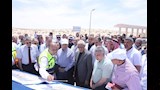 وزير النقل يتابع تنفيذ خط السكك الحديدية بئر العبد - العريش (1)