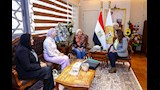 وزيرة التنمية المحلية تبحث مع وفد حياة كريمة التعاون المشترك 