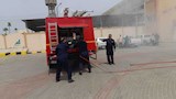 تنفيذ محاكاة حريق بمجلس مدينة كفر الشيخ (14)