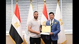 أحمد شكري مع وزير الرياضة