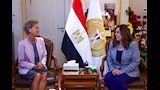 وزيرة التنمية المحلية تبحث مع سفيرة الاتحاد الأوروبي التعاون المشترك