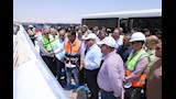 كامل الوزير يتفقد مشروعي القطار الكهربائي وطريق الصعيد الصحراوي بأسيوط