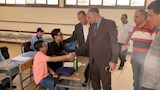 رئيس امتحانات الثانوية العامة يتفقد لجان أسيوط (4)