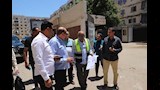 رئيس شركة الصرف الصحي يتفقد محطة طلعت مصطفى (3)