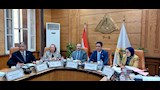 رئيس جامعة بنها يستعرض جهود التحول الرقمي وتأمين ا