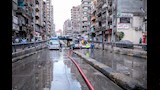 كسح مياه الأمطار بشوارع الإسكندرية 