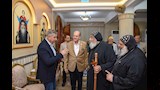 مستشار رئيس الجمهورية يزور دير مارمينا بالإسكندرية