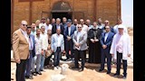 مستشار رئيس الجمهورية يزور دير مارمينا بالإسكندرية