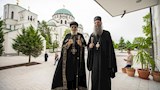 البابا تواضروس يزور كنيسة القديس ساڤا ويلتقي بطريرك الكنيسة الصربية (1)