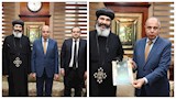 محافظ المنيا يسلّم دير العذراء والملاك ميخائيل عقو