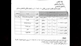 جداول امتحانات الفصل الدراسي الثاني