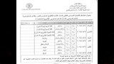 جداول امتحانات الفصل الدراسي الثاني