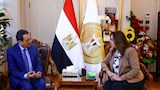 وزيرة التنمية المحلية تلتقي وزير التنمية الإدارية 