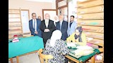 محافظ بني سويف يتفقد سير العمل بكنترول دبلوم المدارس الصناعية