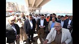 وزير الإسكان يتفقد مشروع كوبري 45 (6)