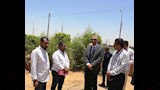 محافظ أسوان يتفقد تطوير حديقة الأندلس 
