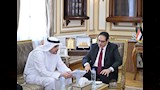 لقاء رئيس جامعة القاهرة ورئيس المكتب الثقافي الكويتي (1)