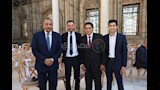 وزراء ومسؤولين في حفل عقد قران ابنة وزير الشباب والرياضة (2)