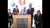 وزير التعليم العالي يضع حجر الأساس لمركز علاج الأورام بالفيوم (5)