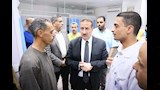 محافظ المنوفية يزور مصابي حادث الإقليمي (1)