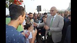 محافظ القليوبية يحتفل مع المواطنين بالعيد على الكورنيش (5)